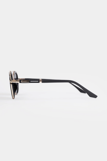 Double Bridge Metal-Frame Sunglasses - Cougar Clothing