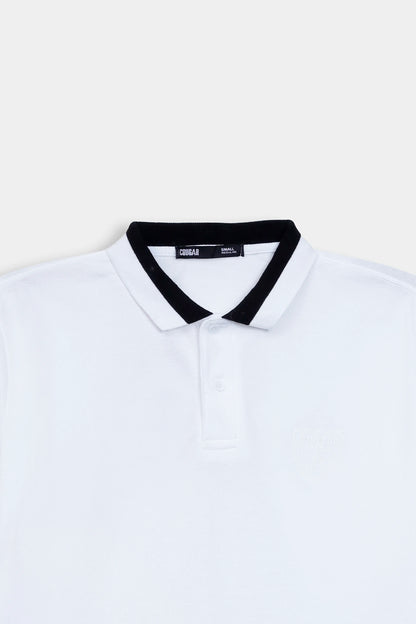 Tipped Pique Polo - Cougar Clothing