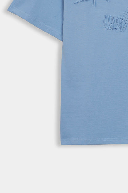 Applique Embroidered T-Shirt - Cougar Clothing