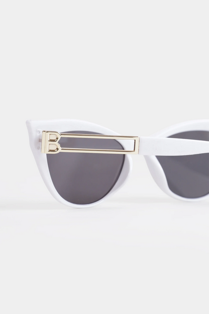 Cat-Eye Sunglasses With Contrast Temple - Cougar Clothing