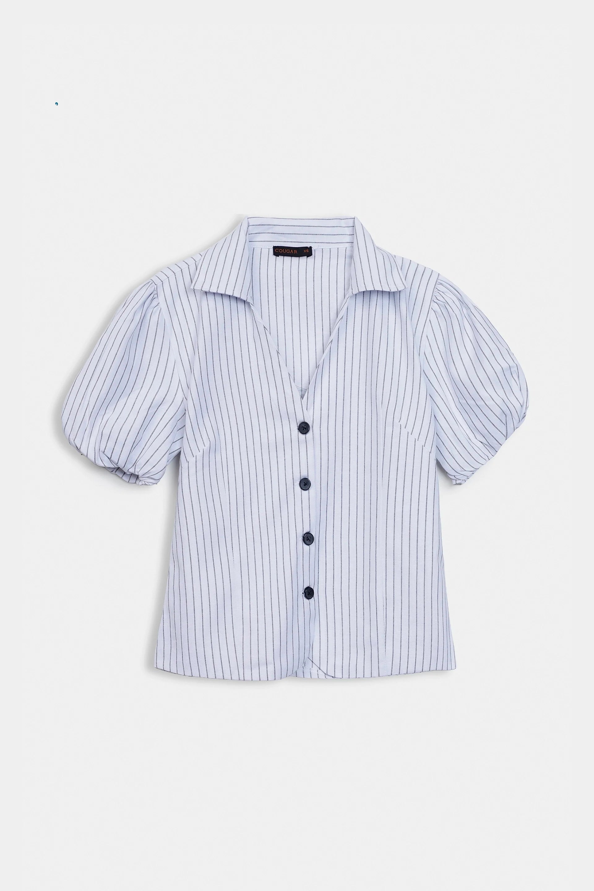 Shirt With Puff Sleeves - Cougar Clothing