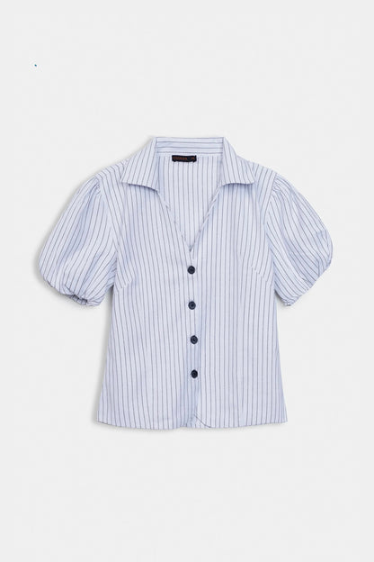 Shirt With Puff Sleeves - Cougar Clothing
