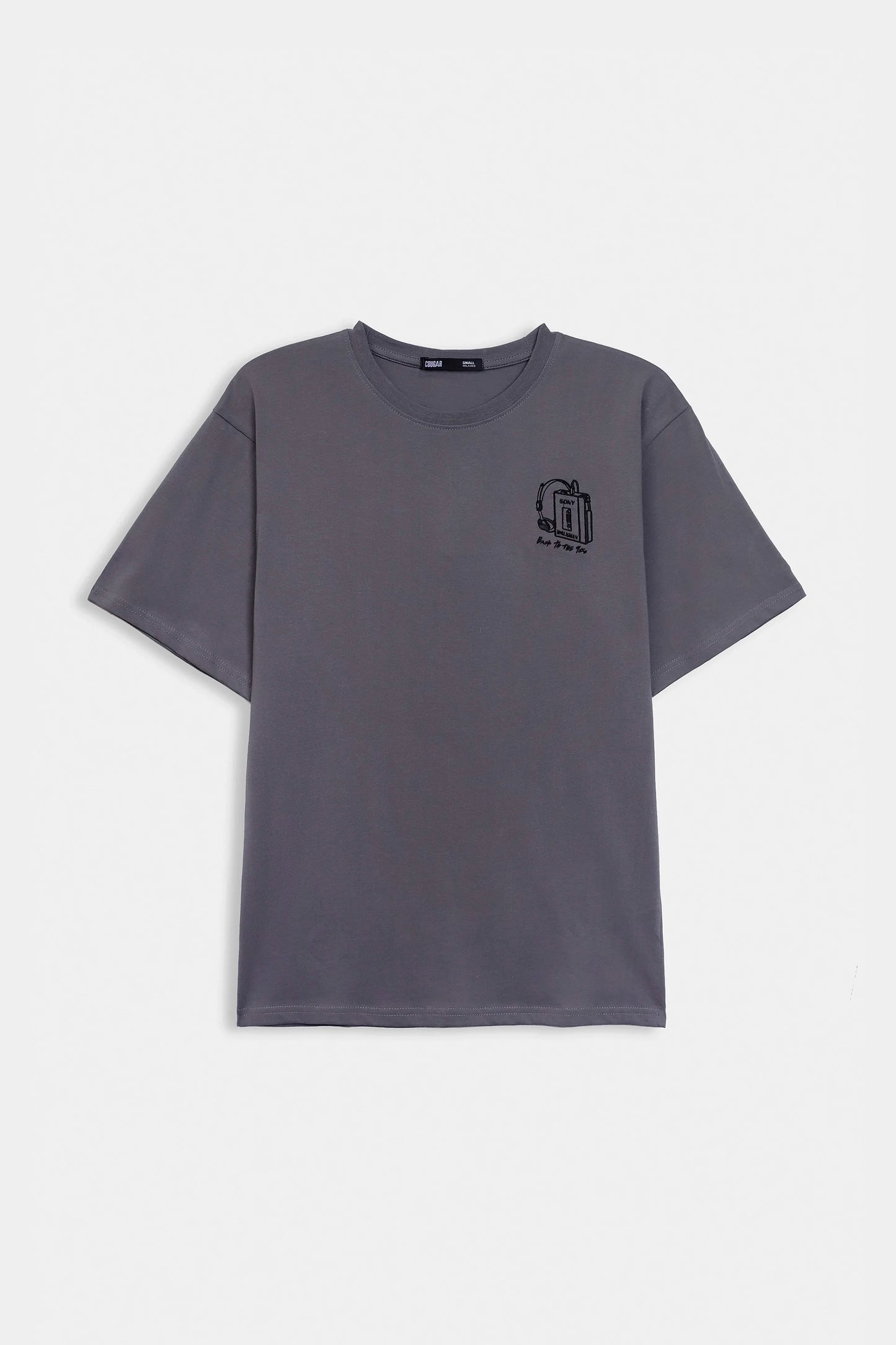 Embroidered Retro T-Shirt - Cougar Clothing