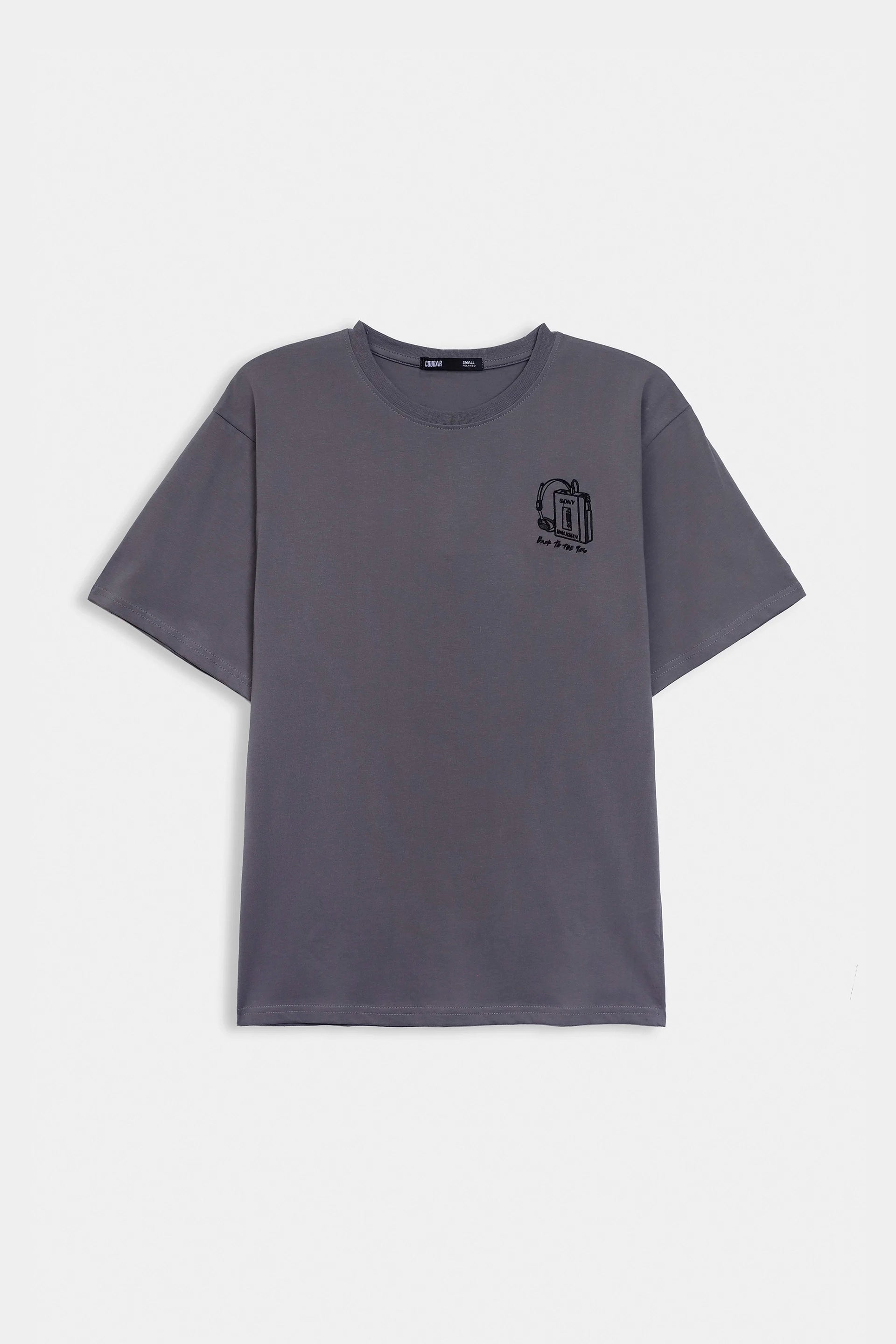 Embroidered Retro T-Shirt - Cougar Clothing