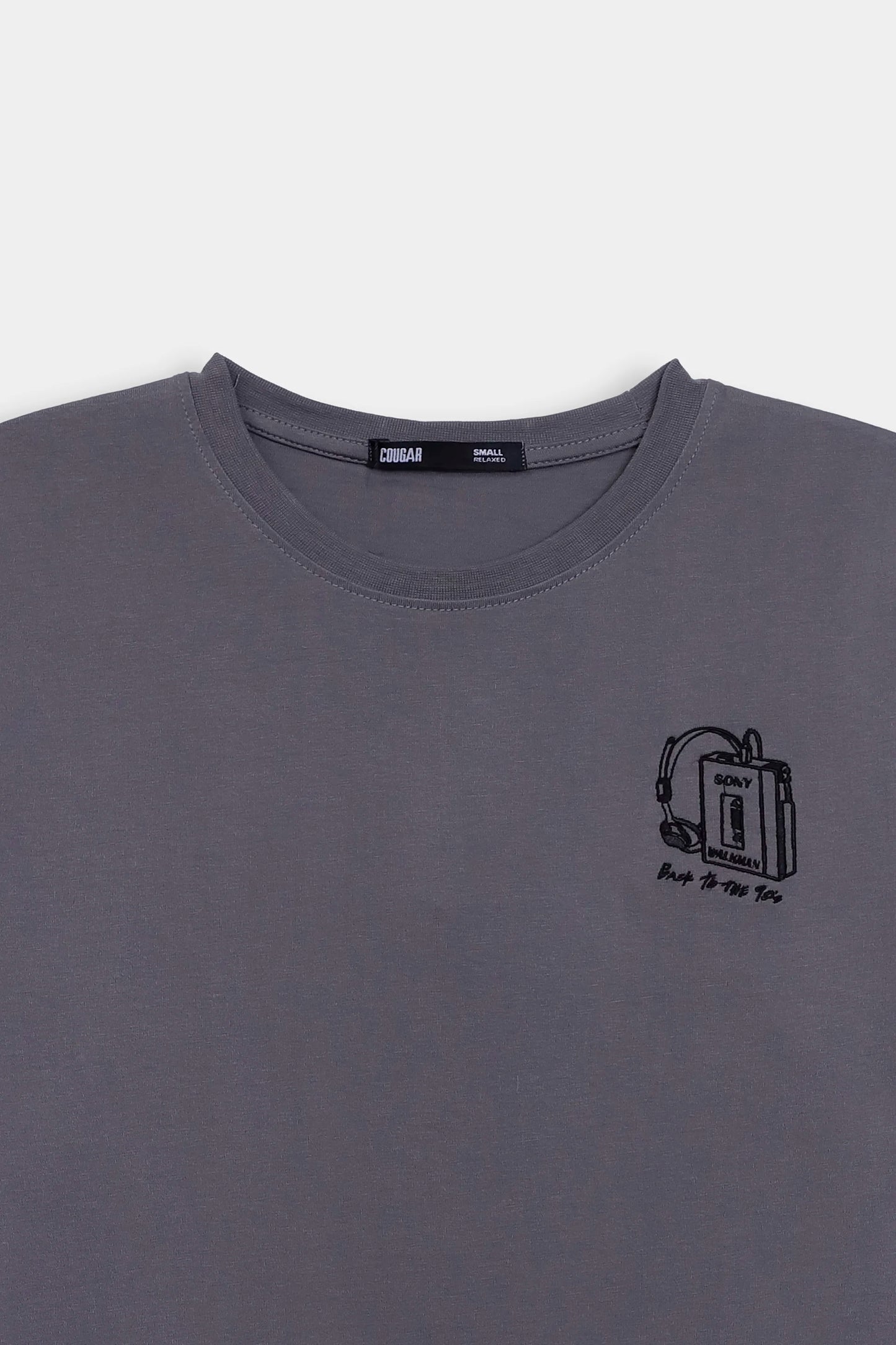 Embroidered Retro T-Shirt - Cougar Clothing