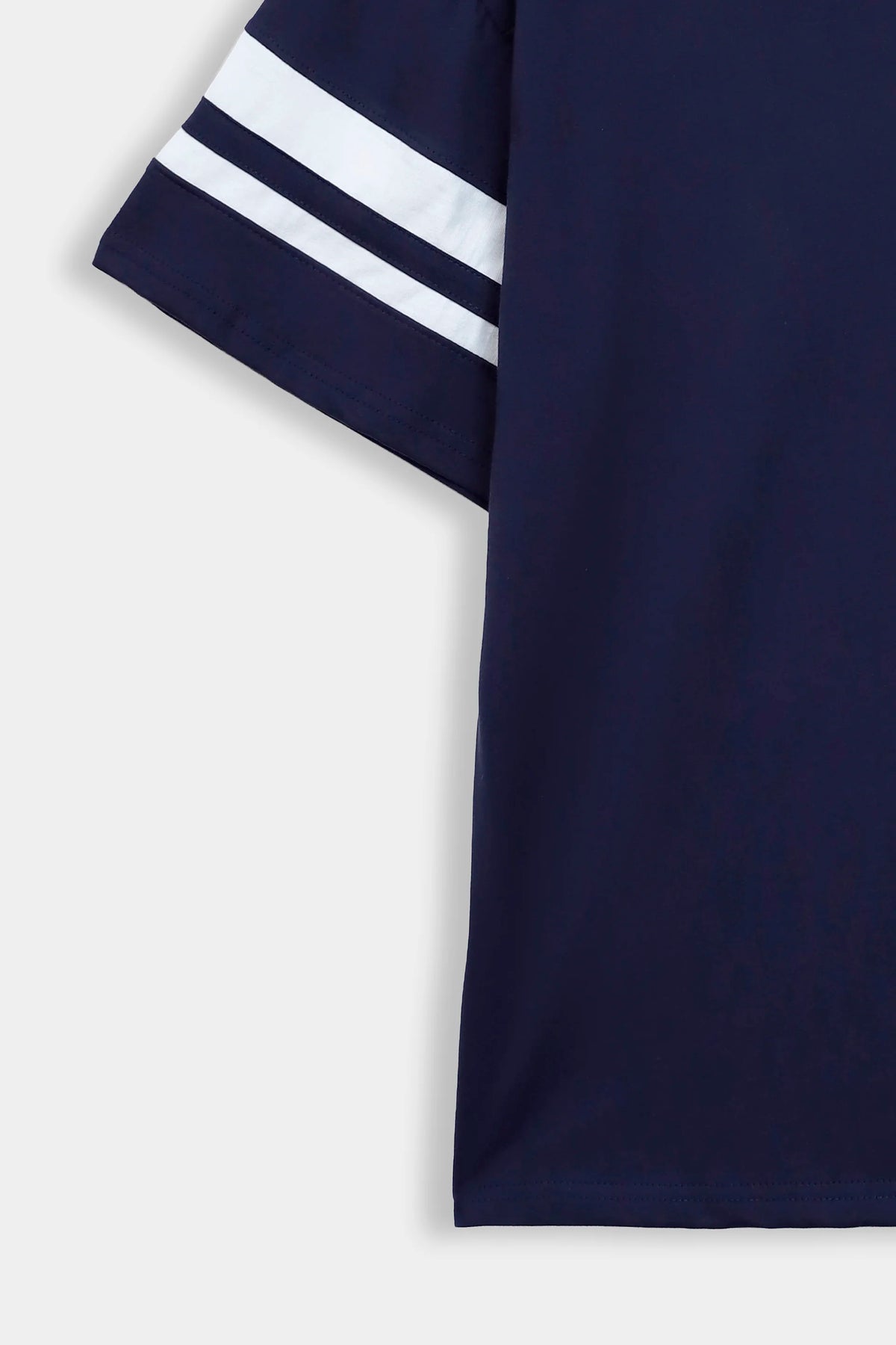Oversized Striped Sleeves T-Shirt - Cougar Clothing
