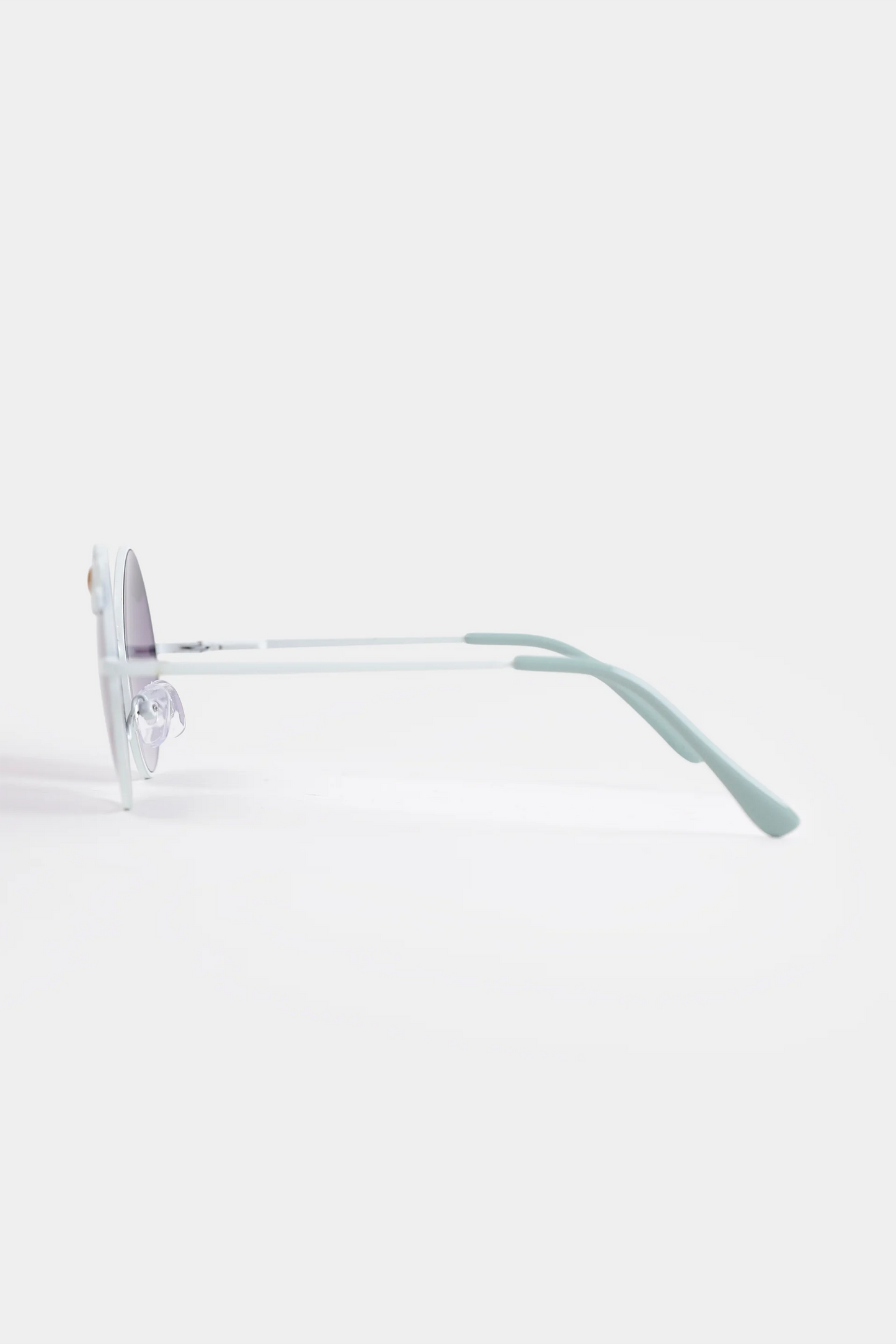 Round Metal Sunglasses With Daisy Details - Cougar Clothing