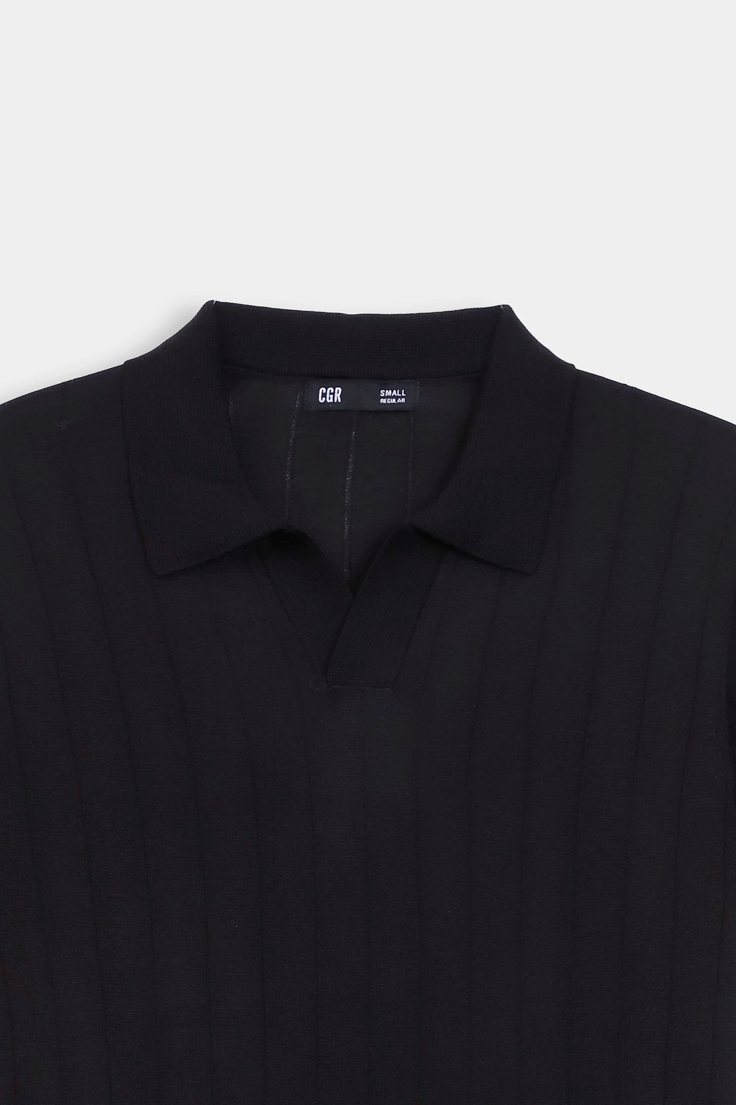 Johnny Collar Rib Knit Polo - Cougar Clothing