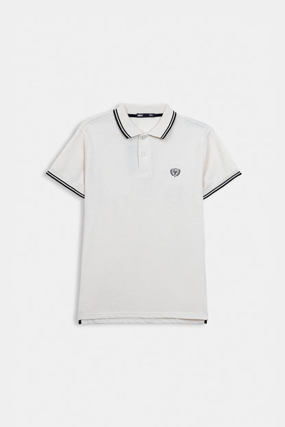 Pique Polo with Tipping - Cougar Clothing