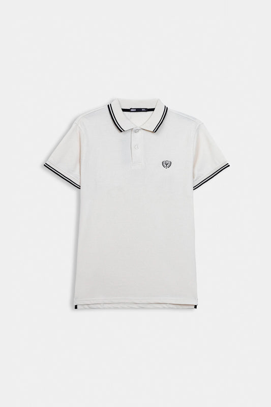 Pique Polo with Tipping - Cougar Clothing