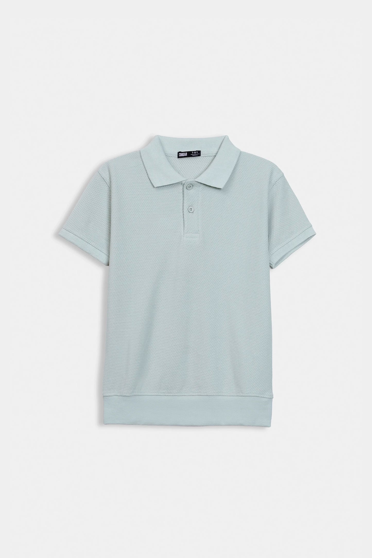Popcorn Knit Polo - Cougar Clothing