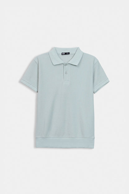 Popcorn Knit Polo - Cougar Clothing