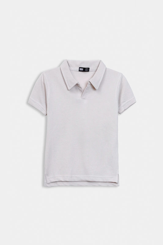 Open Collar Pique Polo - Cougar Clothing