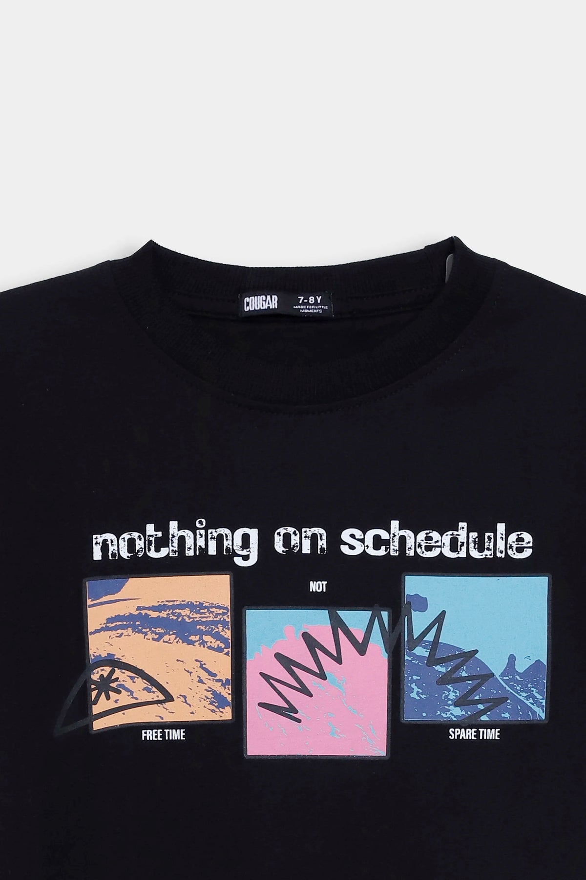 Spare Time Graphic Tee - Cougar Clothing
