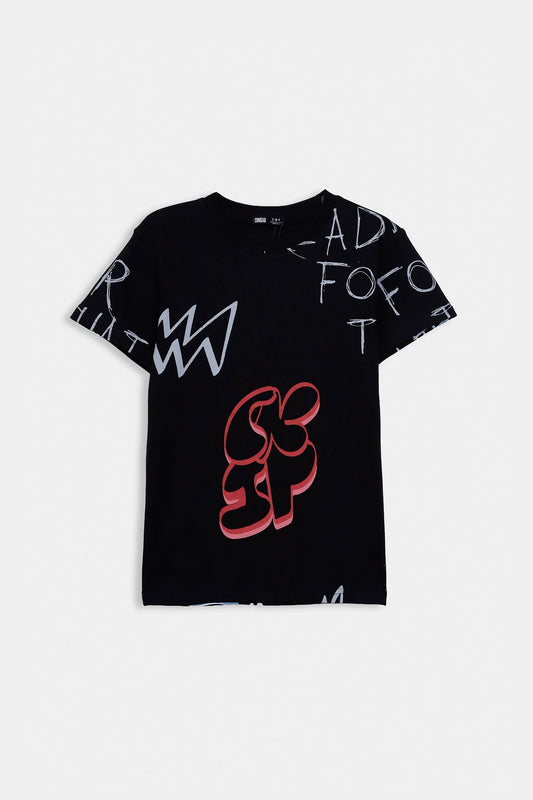 All-Over Printed T-Shirt - Cougar Clothing