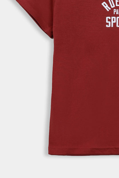 Text Print T-Shirt - Cougar Clothing
