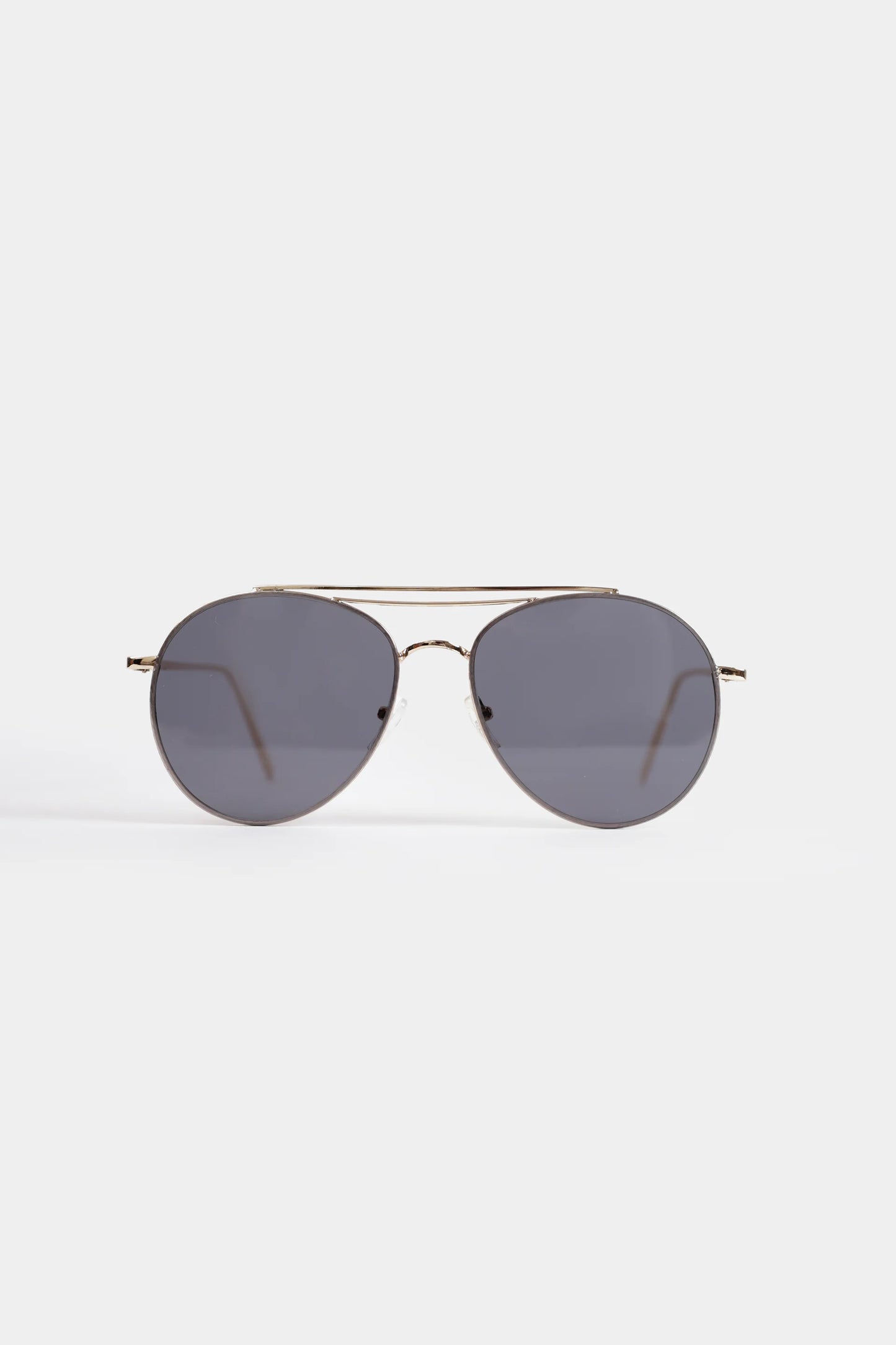 Slim Gold Frame Aviator Sunglasses - Cougar Clothing