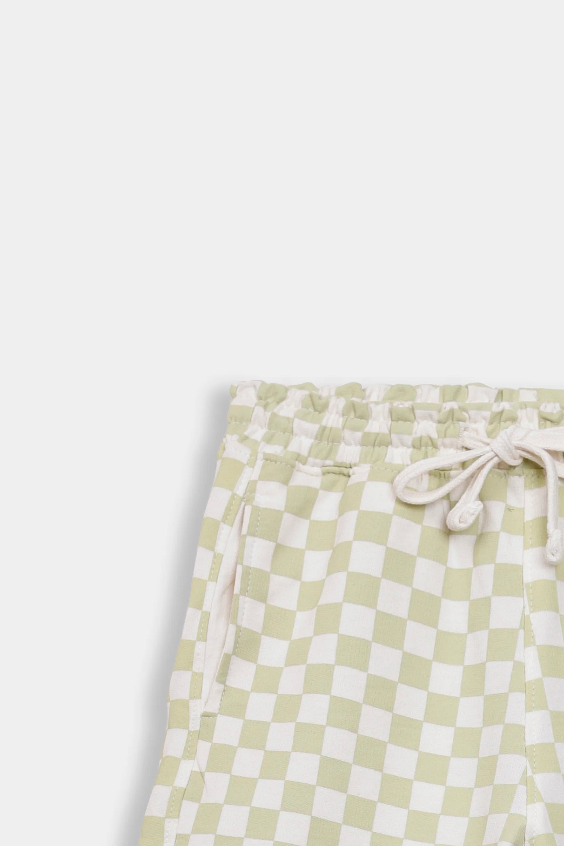 Checkered Terry Shorts - Cougar Clothing