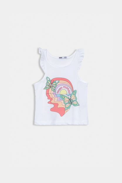 Graphic Knit Tank Top - Cougar Clothing