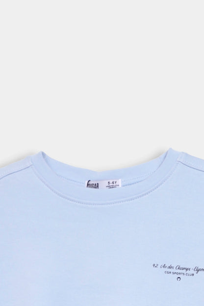 Interlock Text Print T-Shirt - Cougar Clothing