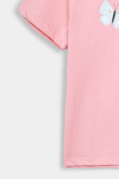 Butterfly Printed T-Shirt Jersey - Cougar Clothing