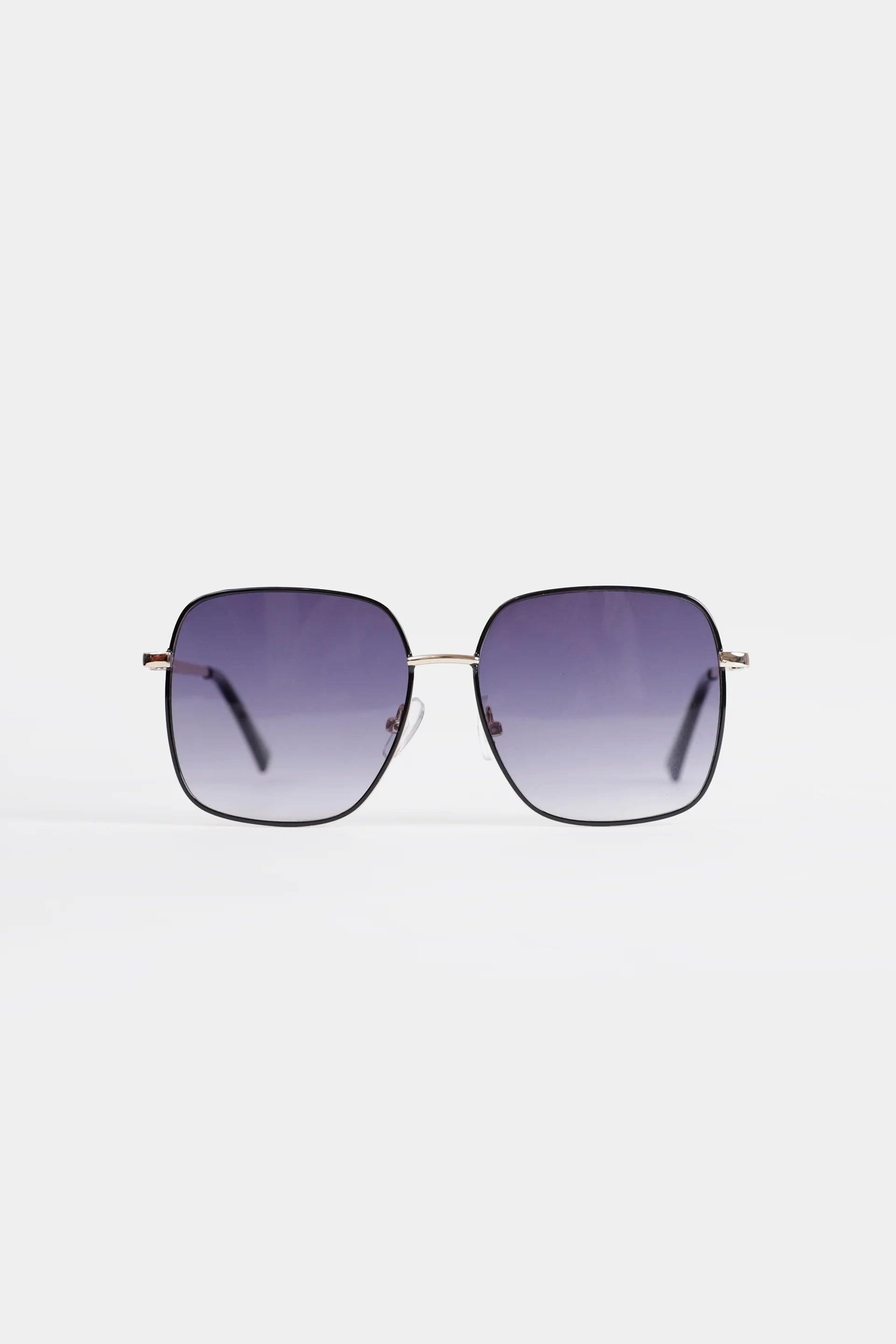 Gradient Sunglasses With Metallic Frame - Cougar Clothing