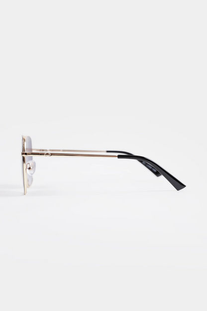 Gradient Sunglasses With Metallic Frame - Cougar Clothing