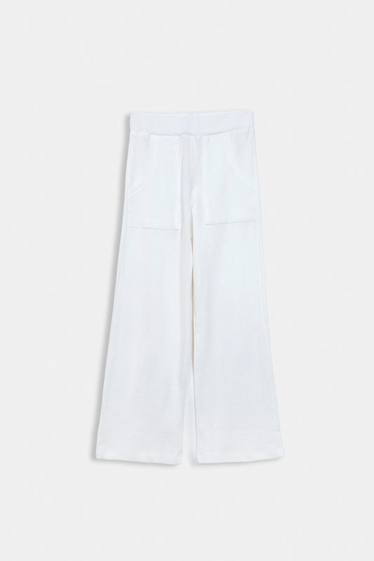 Popcorn Knit Trousers - Cougar Clothing