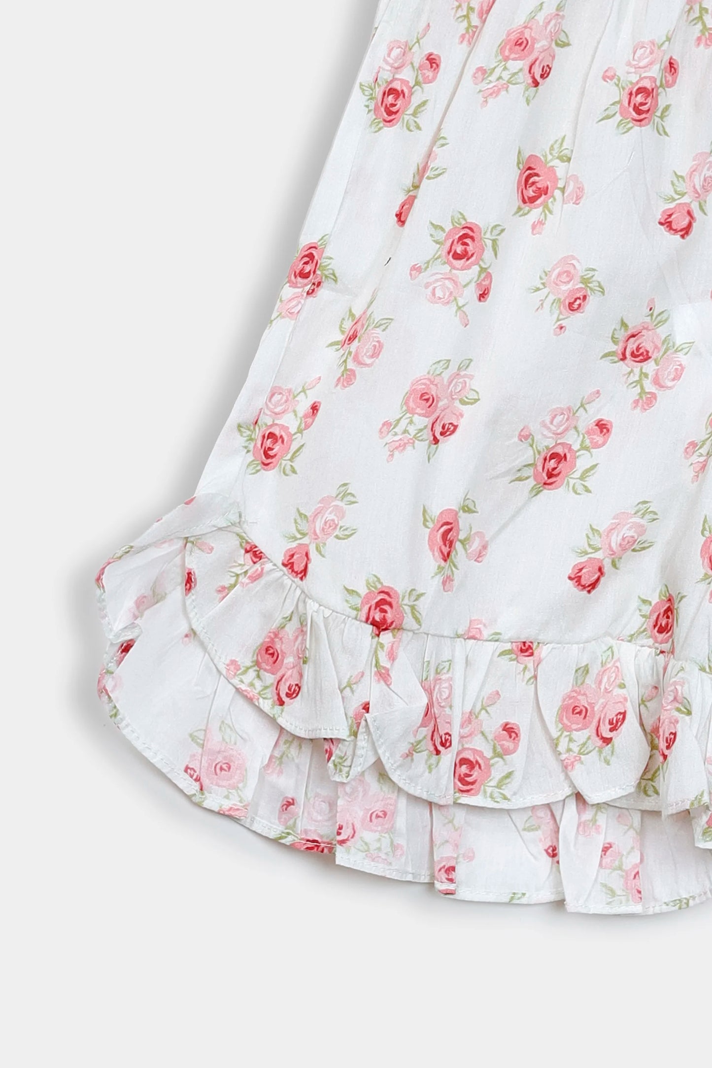 Printed Ruffled Shorts - Cougar Clothing