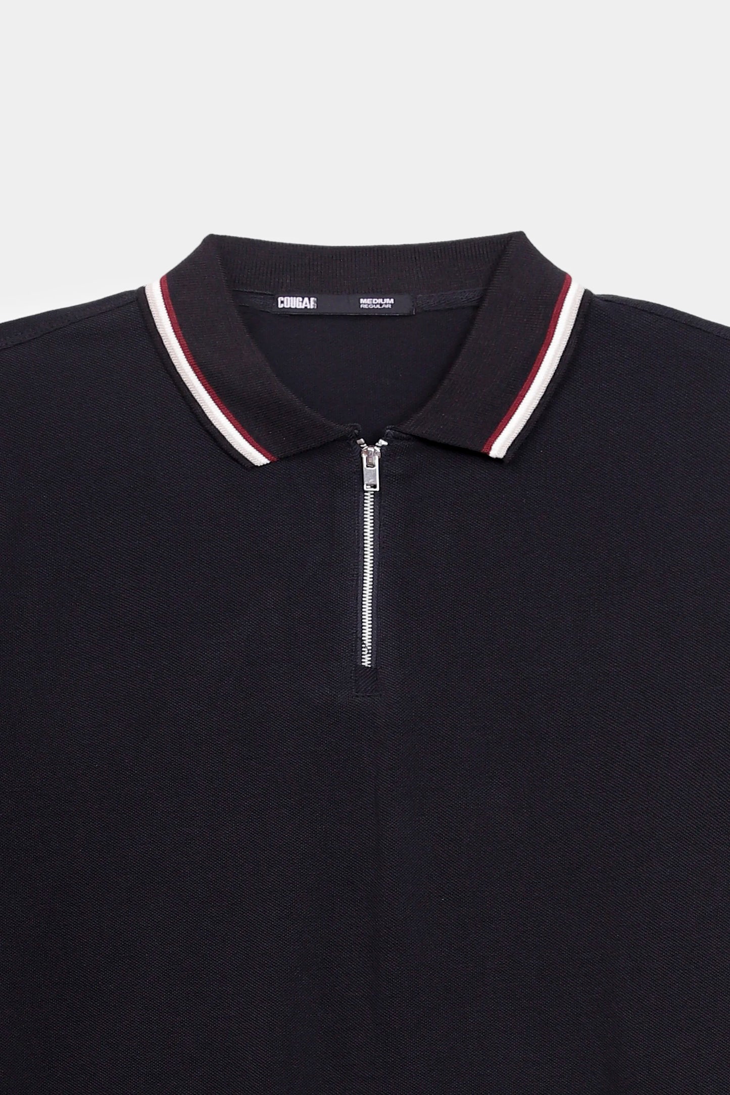 Zipper Tipping Polo - Cougar Clothing