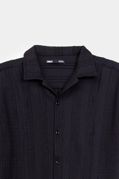 Textured Knit Shirt - Cougar Clothing
