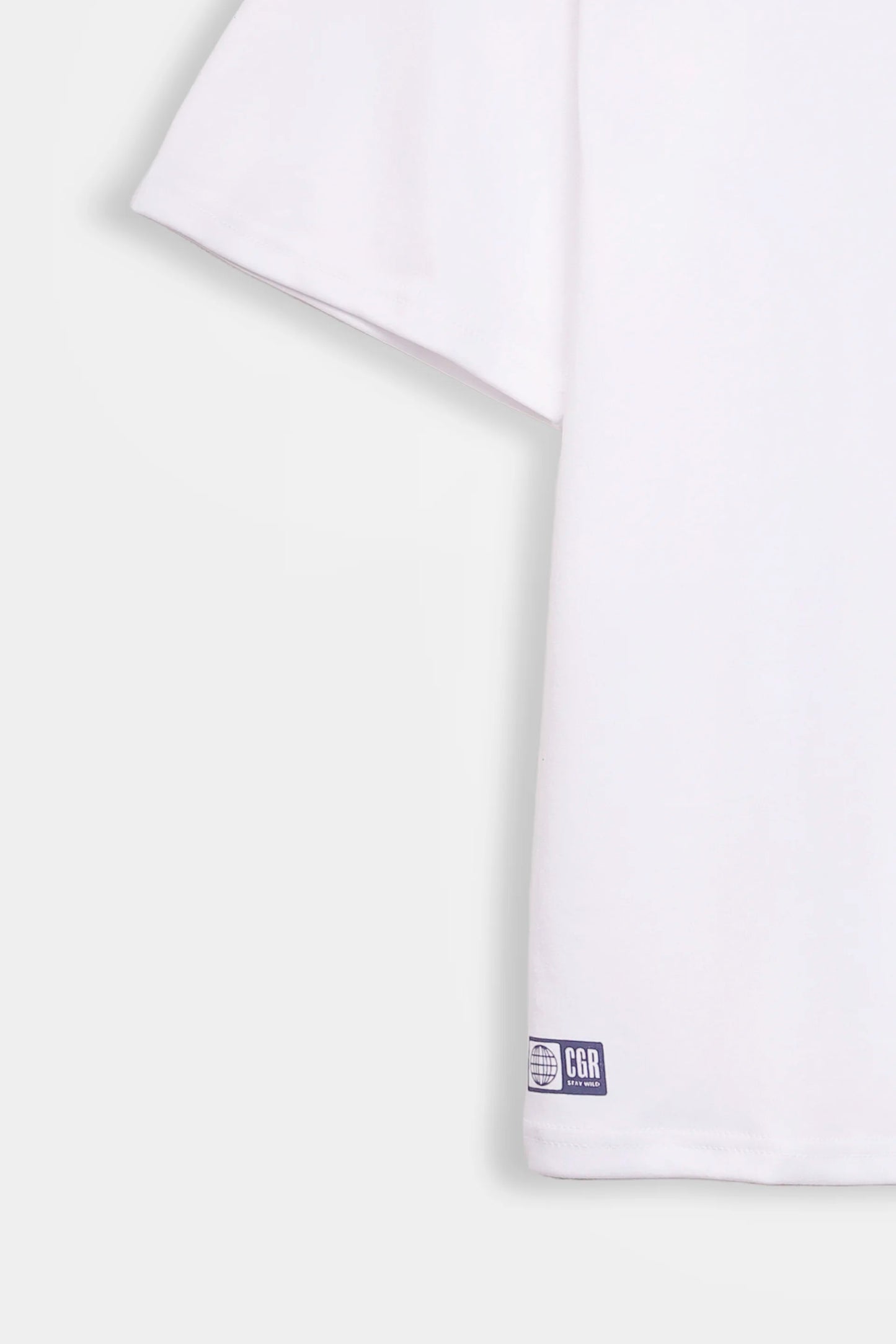 Text Print Relaxed T-Shirt - Cougar Clothing