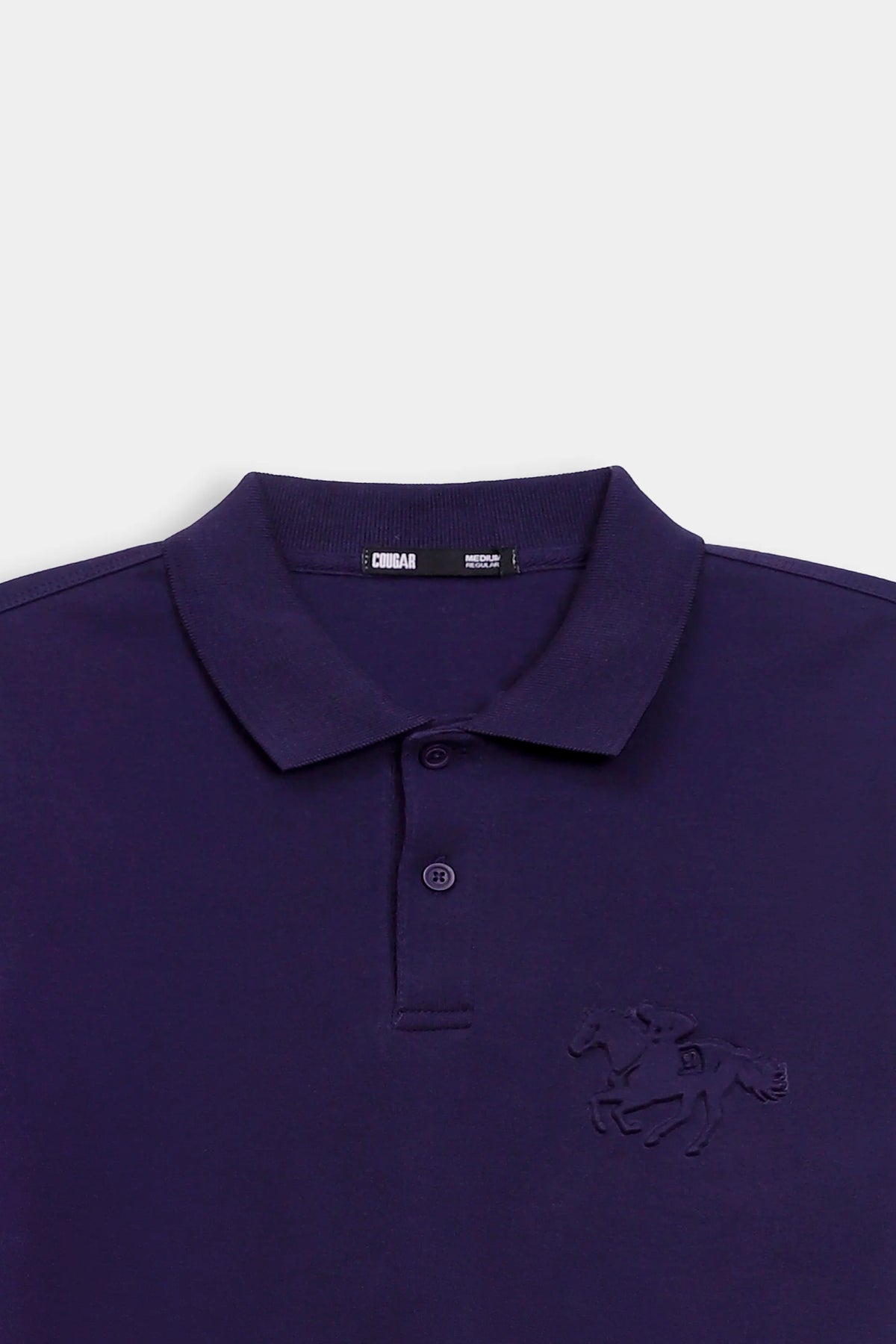 Tonal Embossed Polo - Cougar Clothing