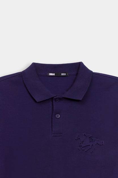 Tonal Embossed Polo - Cougar Clothing