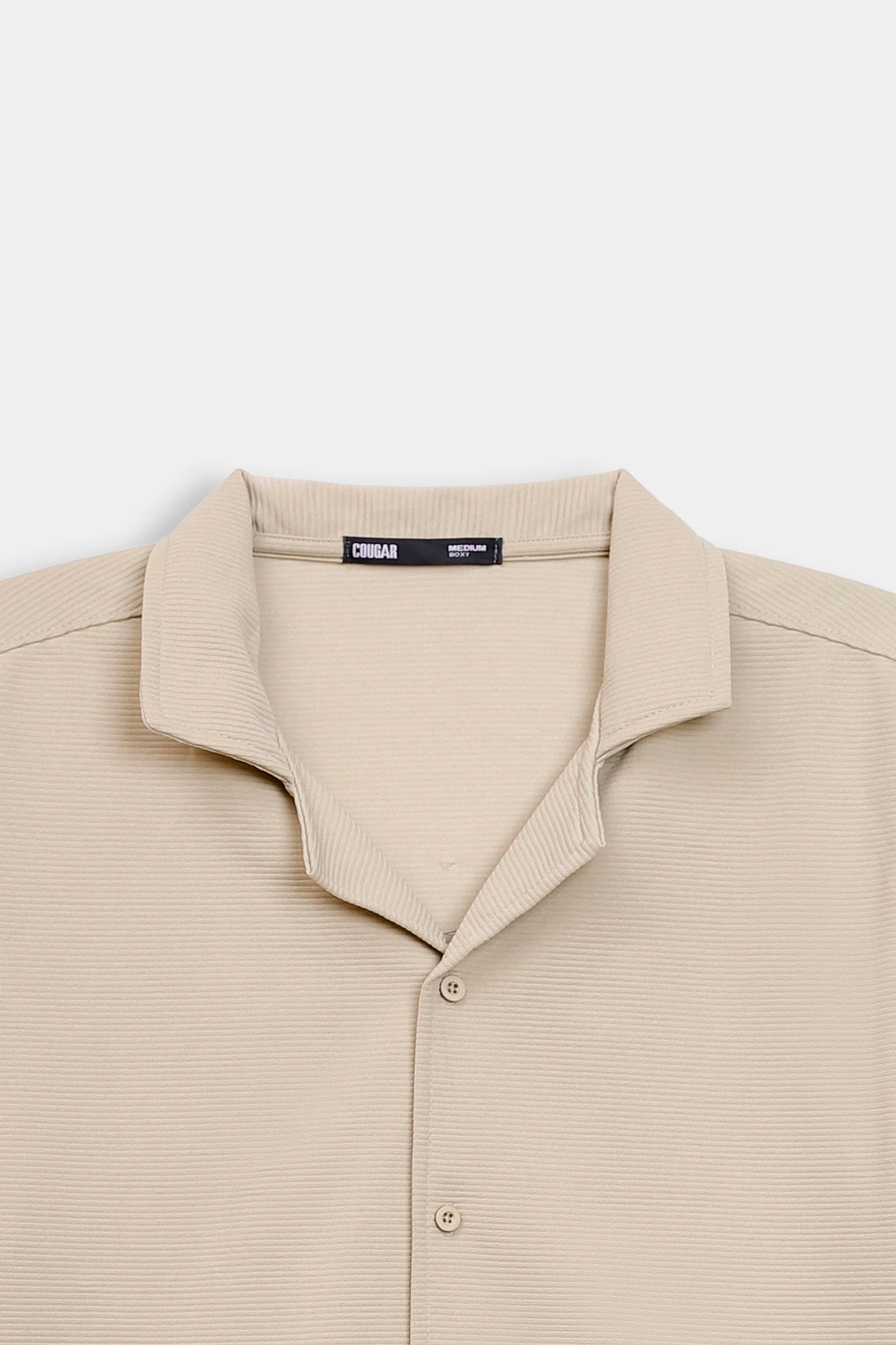 Boxy Ottoman Knit Shirt - Cougar Clothing