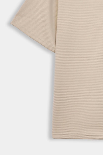 Boxy Ottoman Knit Shirt - Cougar Clothing