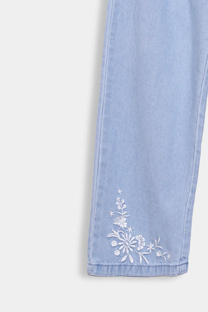 Embroidered Jeans - Cougar Clothing