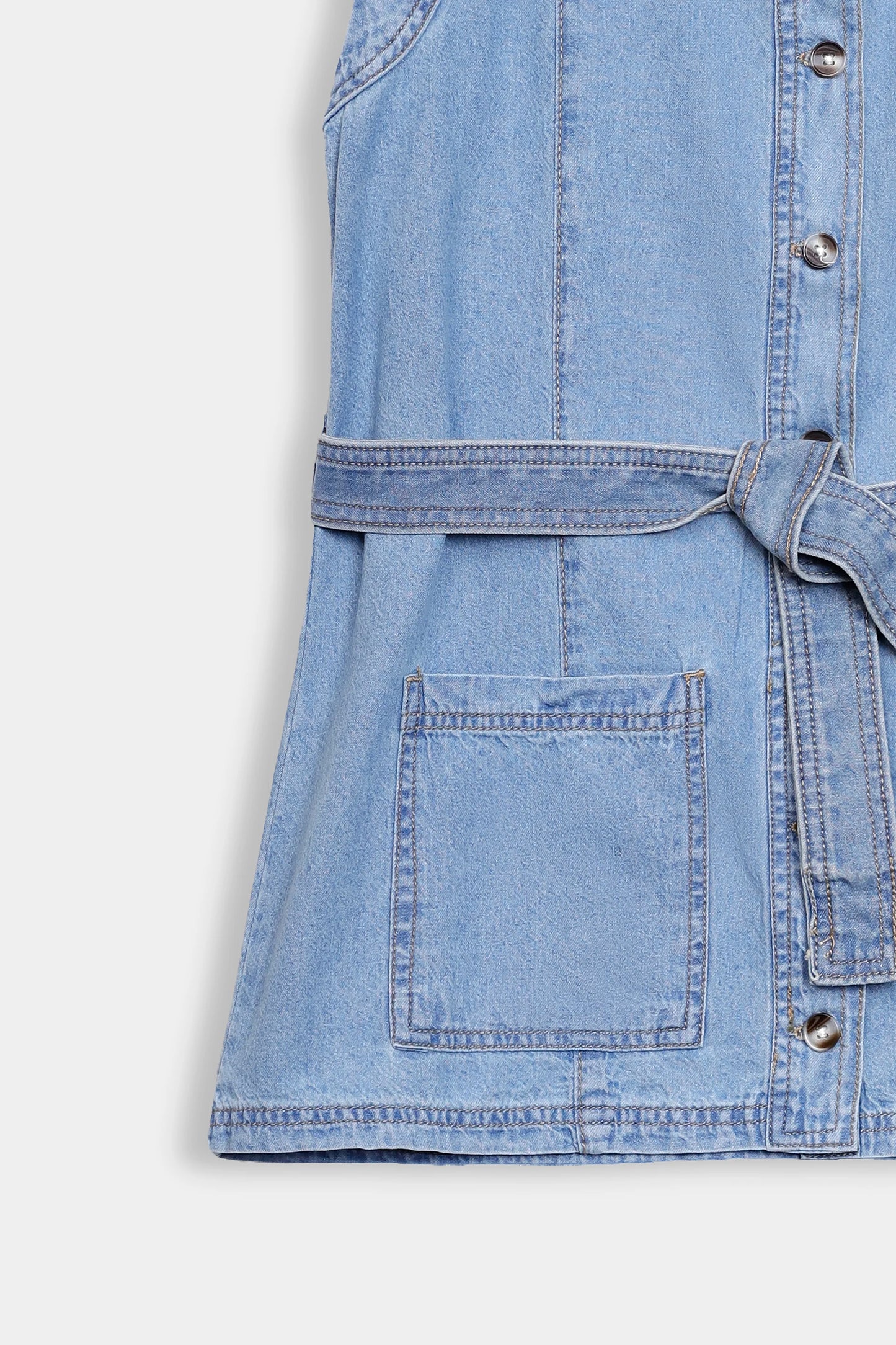 Denim Sleeveless Shirt - Cougar Clothing