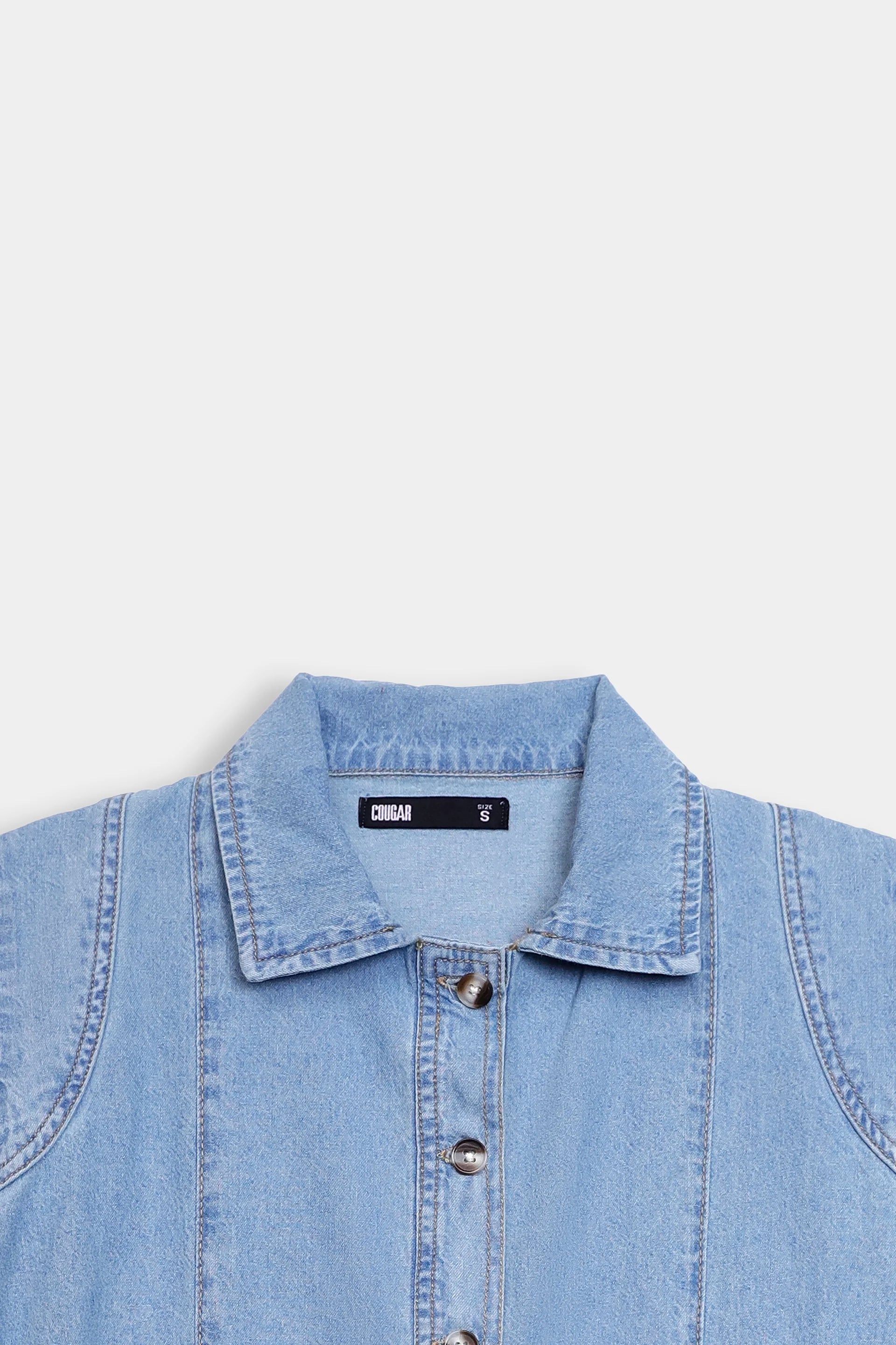 Denim Sleeveless Shirt - Cougar Clothing