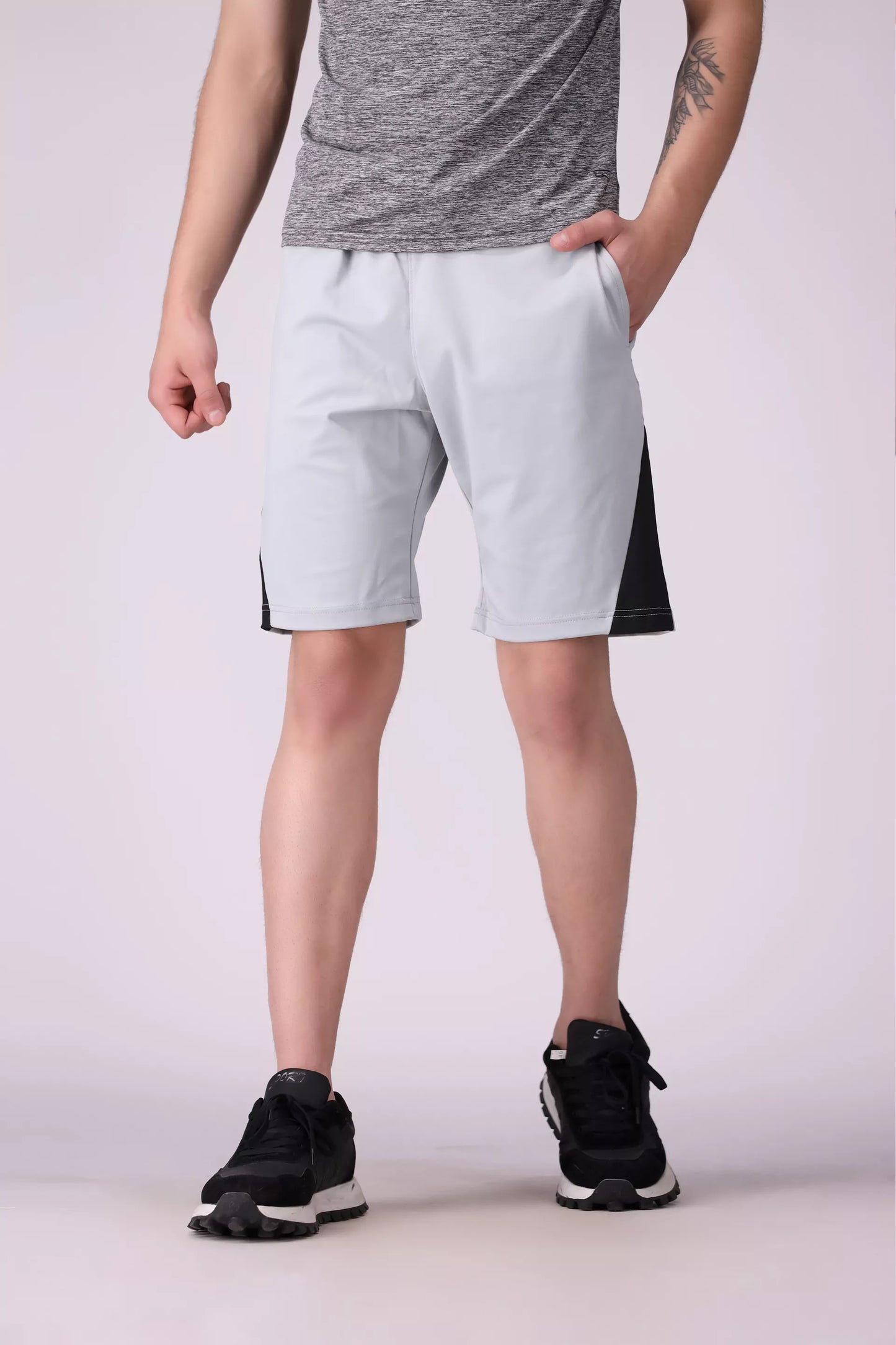 Grey Slim Fit Shorts - Cougar Clothing