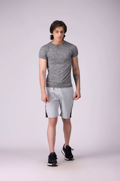 Grey Slim Fit Shorts - Cougar Clothing
