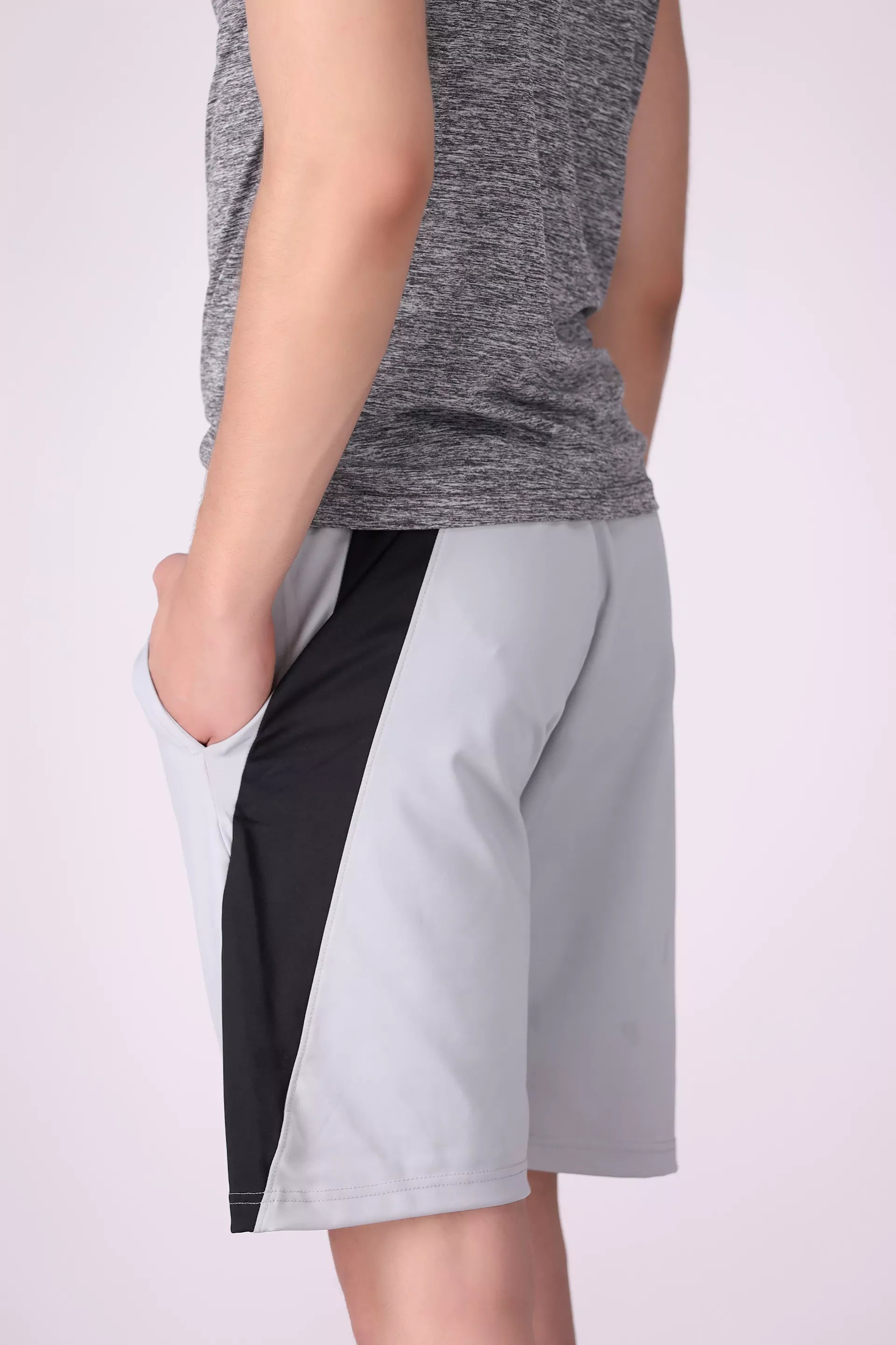 Grey Slim Fit Shorts - Cougar Clothing