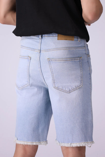 Denim Ripped Shorts - Cougar Clothing