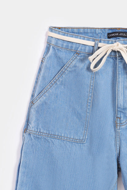 Relaxed Fit Denim Shorts - Cougar Clothing