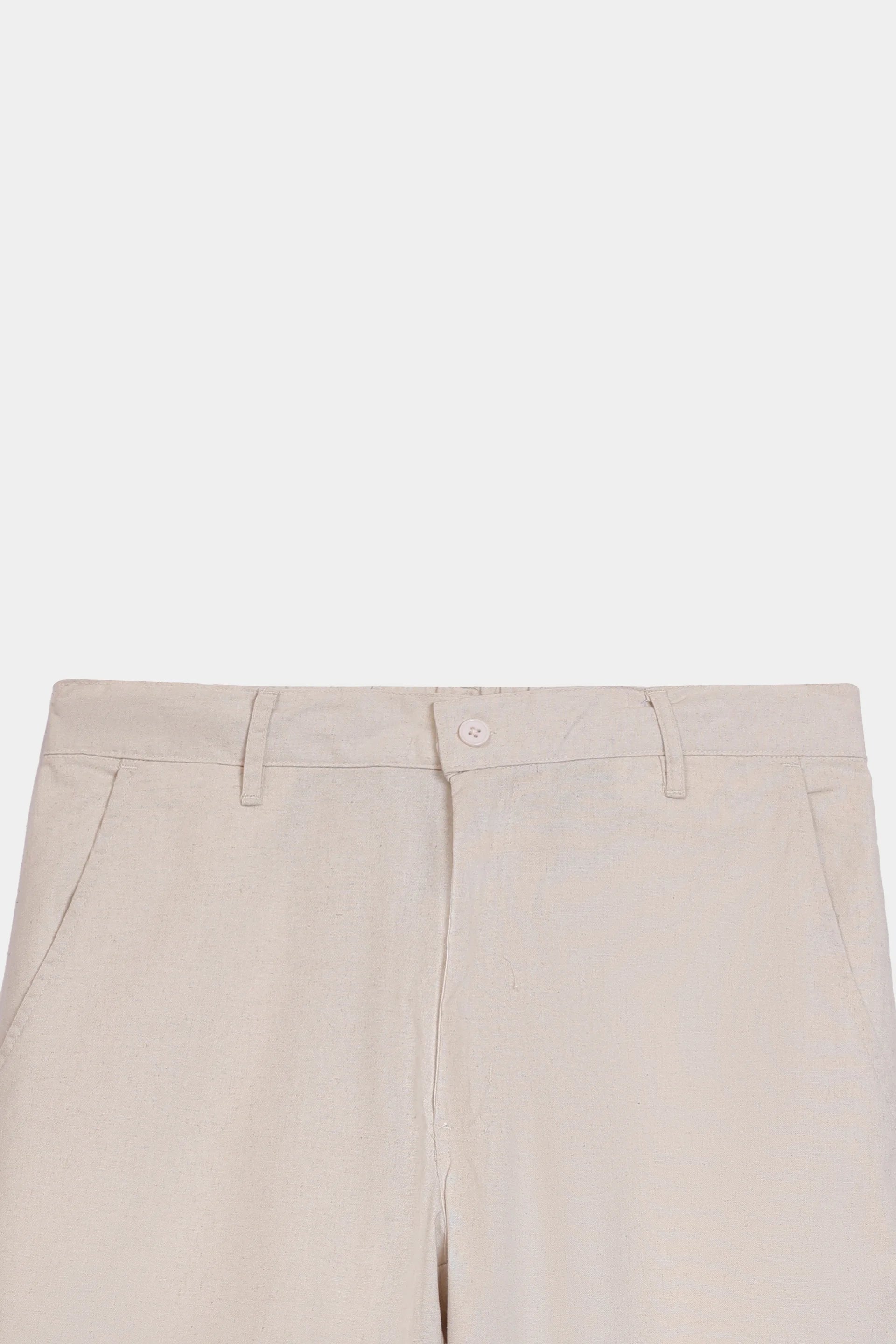 Cotton Linen Blend Shorts - Cougar Clothing