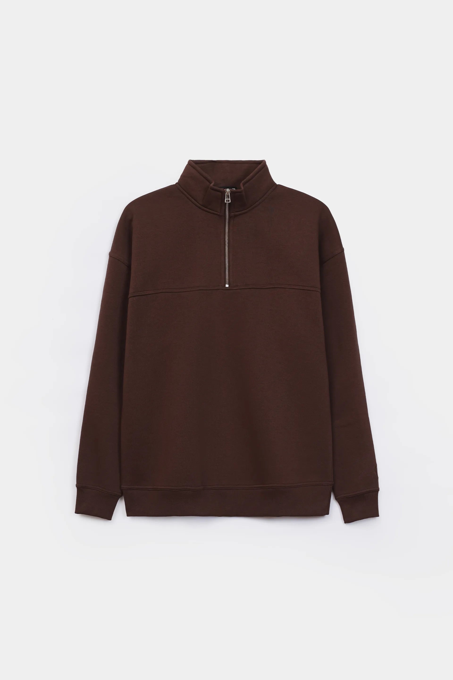 Paneled Quarter Zip Sweatshirt - Cougar Clothing