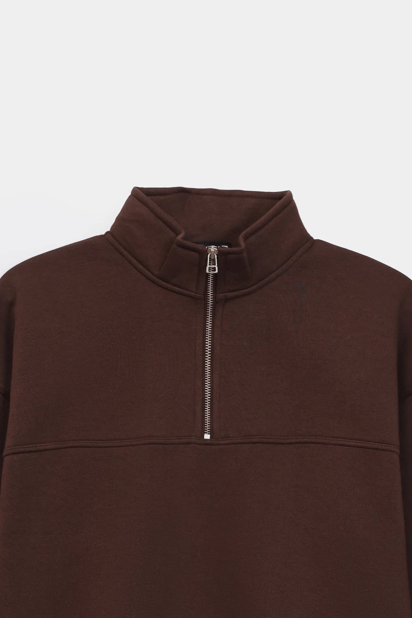 Paneled Quarter Zip Sweatshirt - Cougar Clothing