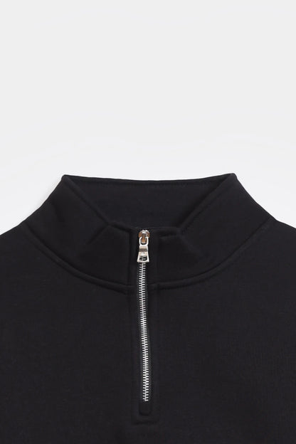 Color Block Quarter-Zip Sweatshirt - Cougar Clothing