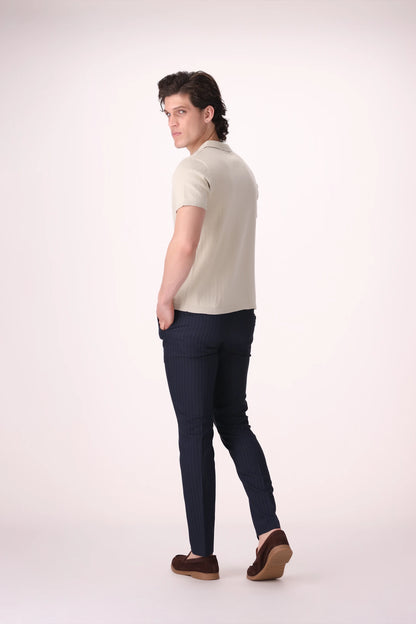 Rib Knit Polo - Cougar Clothing