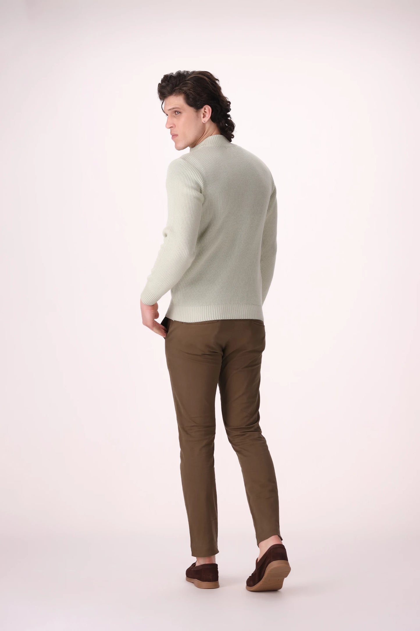 Zip Through Knit Cardigan - Cougar Clothing